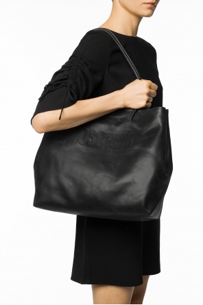Torba na ramię z wytłoczonym logo, zdjęcie 2 Torba na ramię z wytłoczonym logo od Moschino